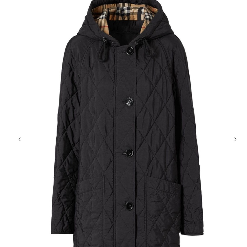 Burberry "Roxwell" Quilted Black Jacket/Coat XLNew